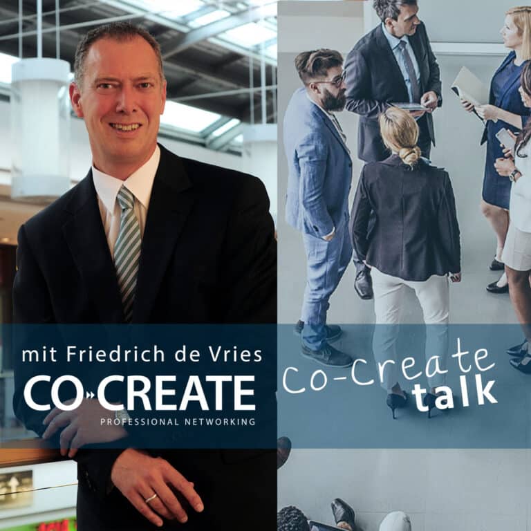 Co-Create Talk mit Friedrich de Vries